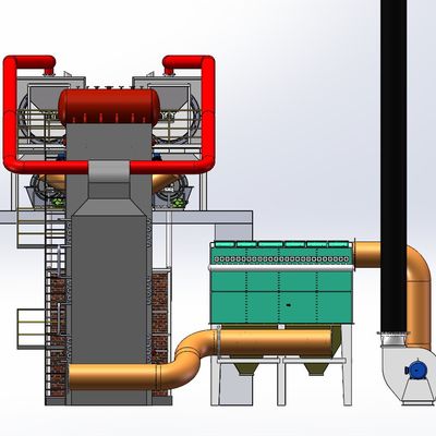 Kontrola PLC Piec podwójnego węglowodania Wysoka temperatura 400-600C